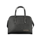 Black Polyurethane Women Handbag
