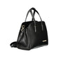 Black Polyurethane Women Handbag