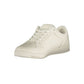 White Polyurethane Men Sneaker