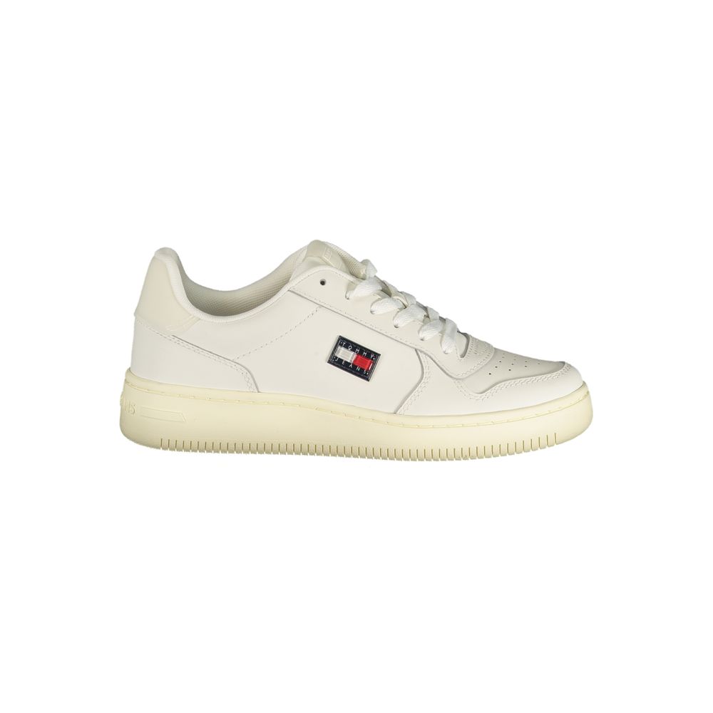 Bianco Polyurethane Women Sneaker