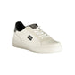 White Polyurethane Men Sneaker