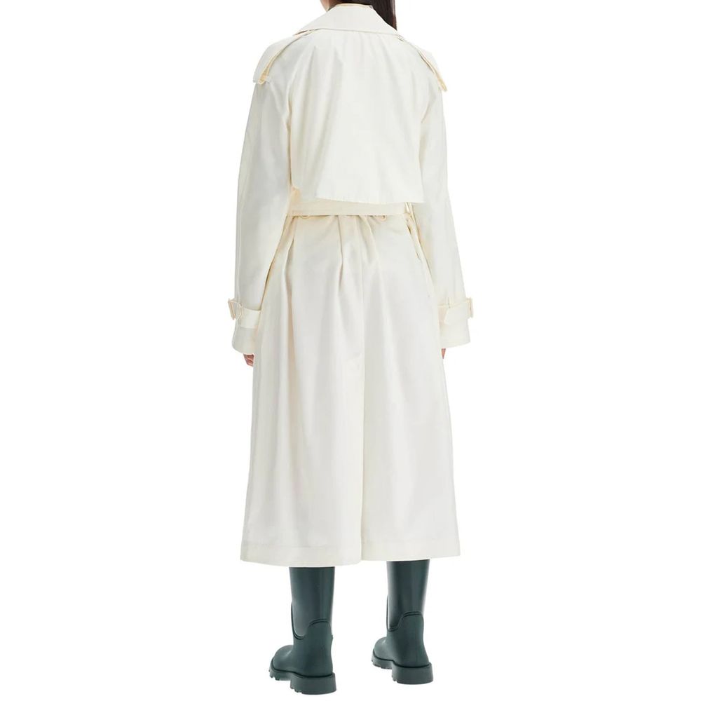 White Silk Coat
