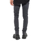 Black Cotton Skinny Jeans