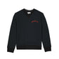 Black Cotton Sweatshirt