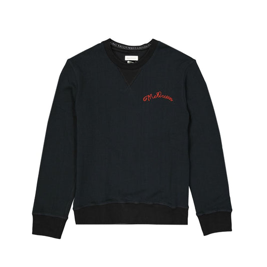 Black Cotton Sweatshirt