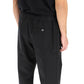 Black Cotton Casual Pants
