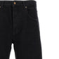 Black Cotton Relaxed Fit Jeans