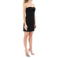 Black Acetate Casual Dress
