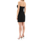 Black Acetate Casual Dress