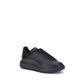 Black Calf Leather Bos Taurus Platform Sneakers