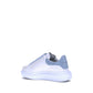 Light Blue Calf Leather Bos Taurus Platform Sneakers