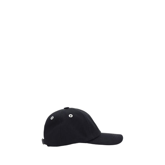 Black Cotton Cap (Baseball Hat)