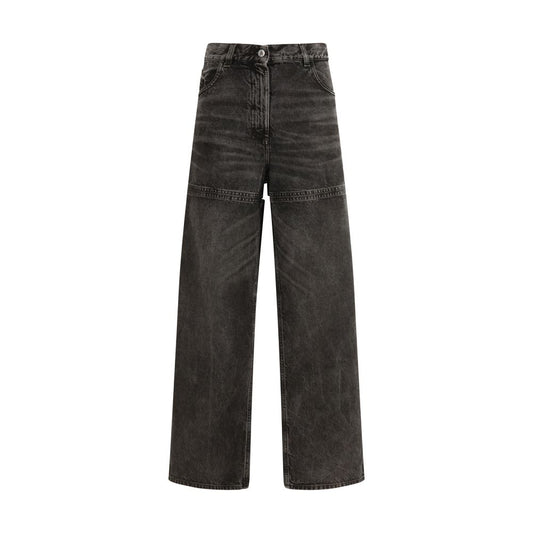 Black Cotton Jeans Denim