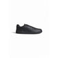 Black Artificial Leather Low Top Sneakers