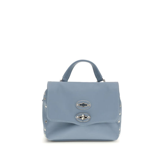 Light Blue Calf Leather Bos Taurus Handbag