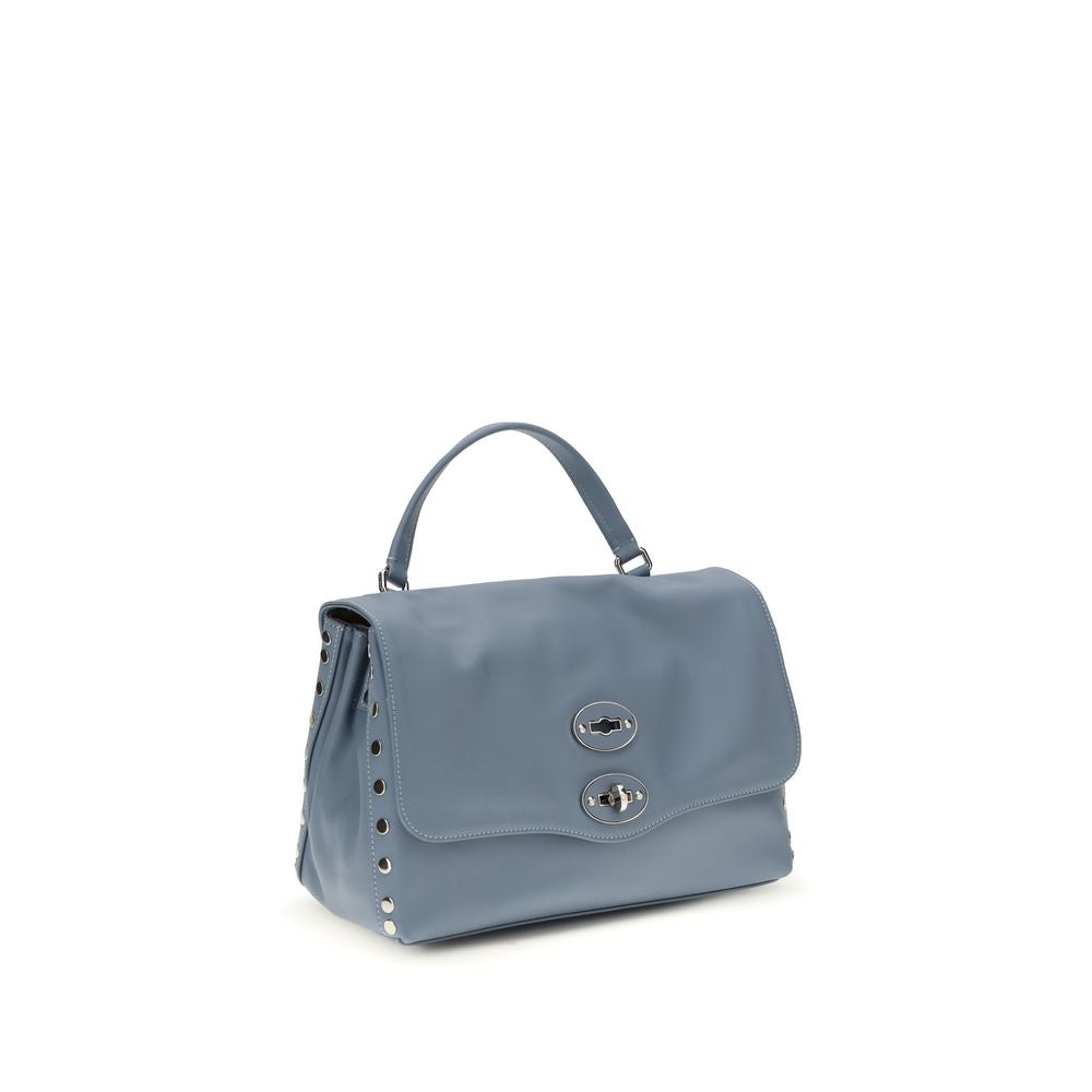 Light Blue Calf Leather Bos Taurus Handbag
