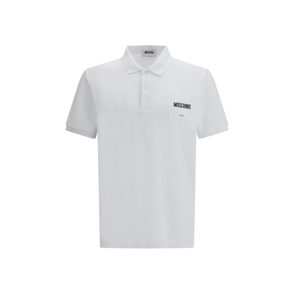White Cotton Polo Shirt