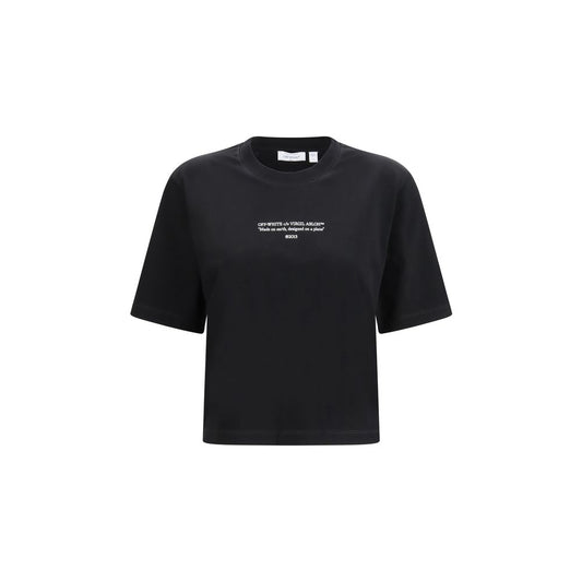 Black Cotton T-Shirt