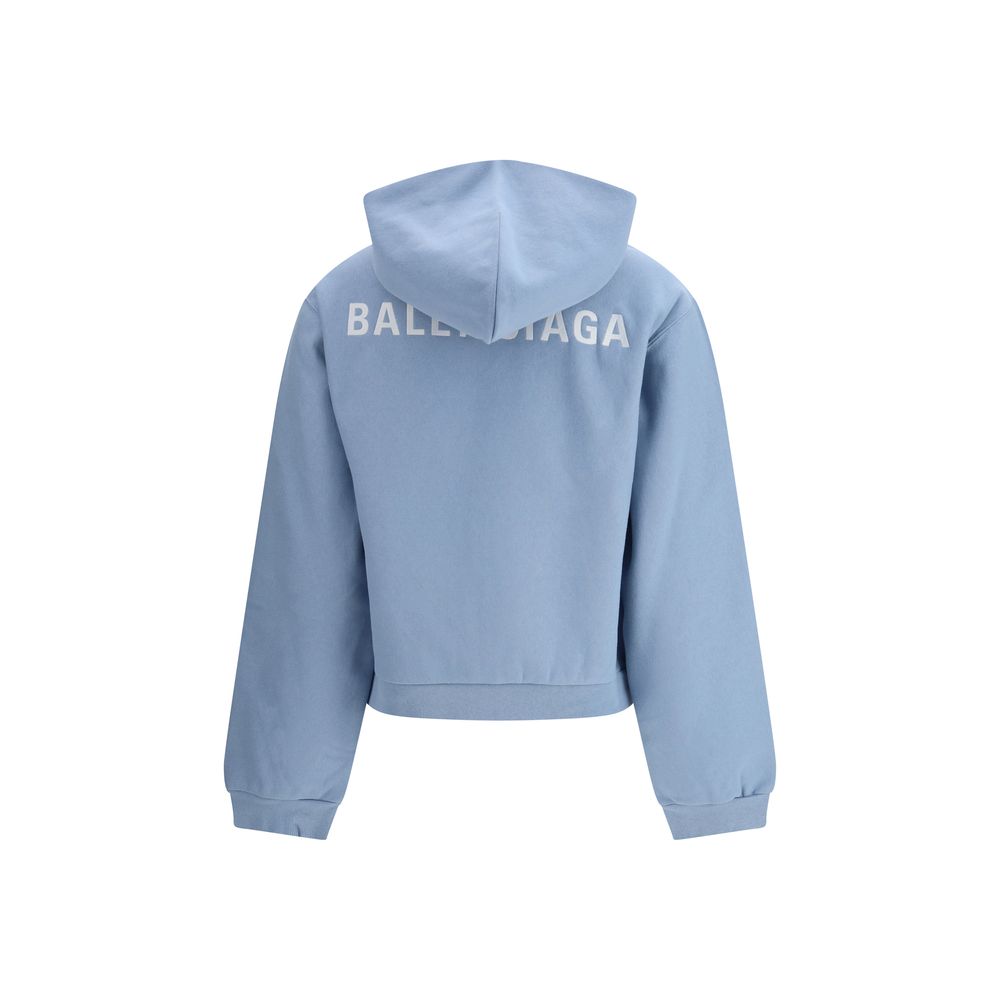 Light Blue Cotton Sweatshirt