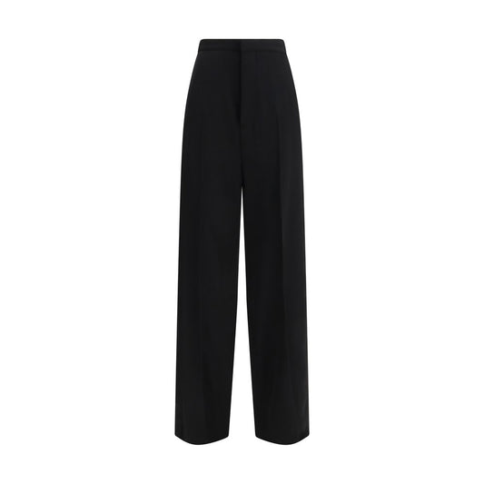 Black Cotton Dress Pants