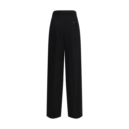 Black Cotton Dress Pants