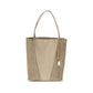 Beige Leather Shoulder Bag