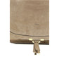 Beige Calf Leather Bos Taurus Shoulder Bag