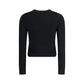 Black Wool Sweatshirt
