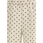 Cream Silk Casual Pants