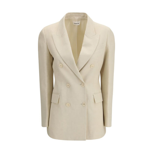 Cream Cotton Blazer