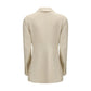 Cream Cotton Blazer