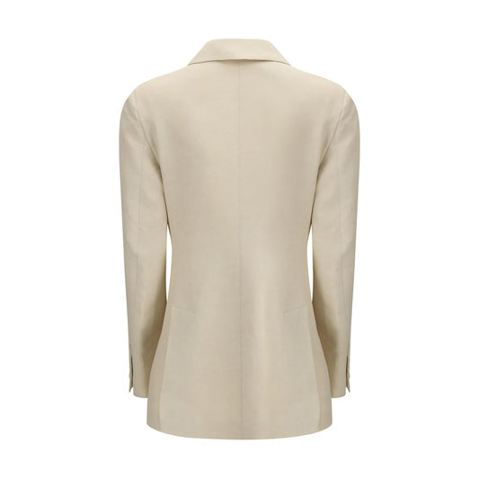 Cream Cotton Blazer