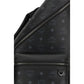 Black Fabric Shoulder Bag
