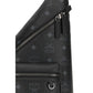 Black Fabric Shoulder Bag