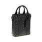 Black Fabric Shoulder Bag