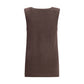 Brown Linen Tank Tops
