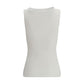 Cream Cotton Tank Tops