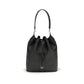 Black Calf Leather Bos Taurus Backet Bag