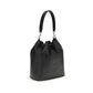 Black Calf Leather Bos Taurus Backet Bag