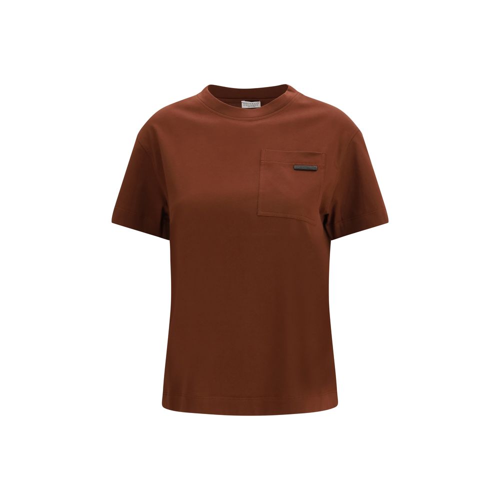 Brown Cotton T-Shirt
