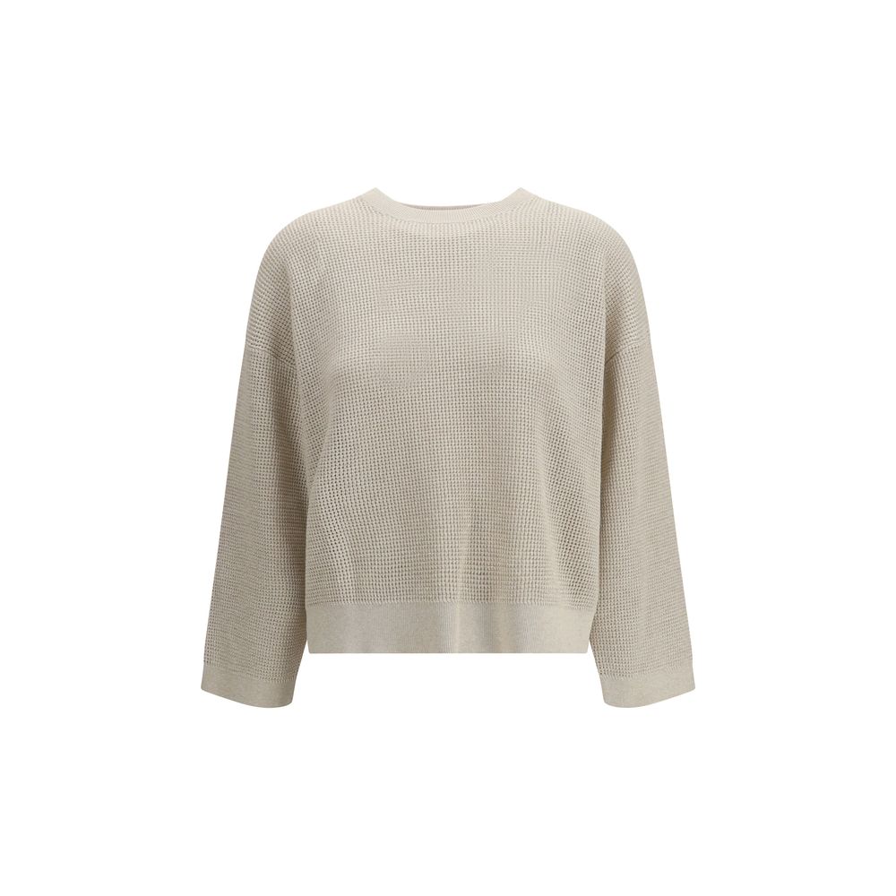 Cream Cotton Sweatshirt