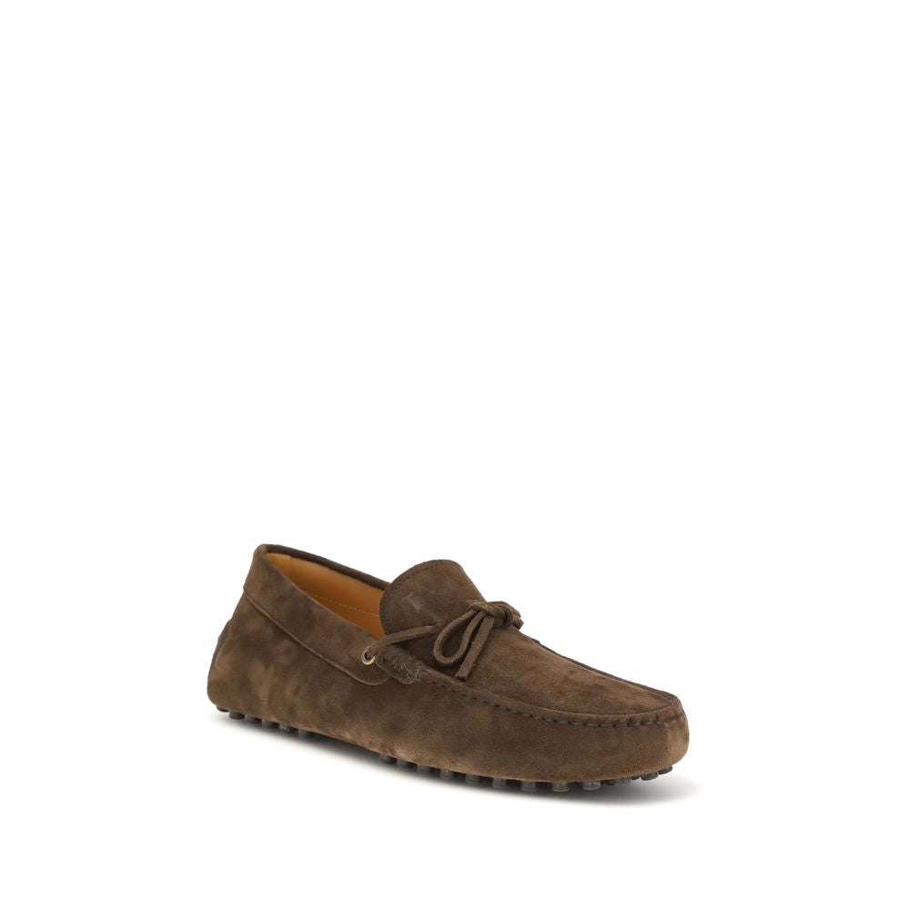 Brown Calf Leather Bos Taurus Slip-On Loafers