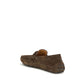 Brown Calf Leather Bos Taurus Slip-On Loafers