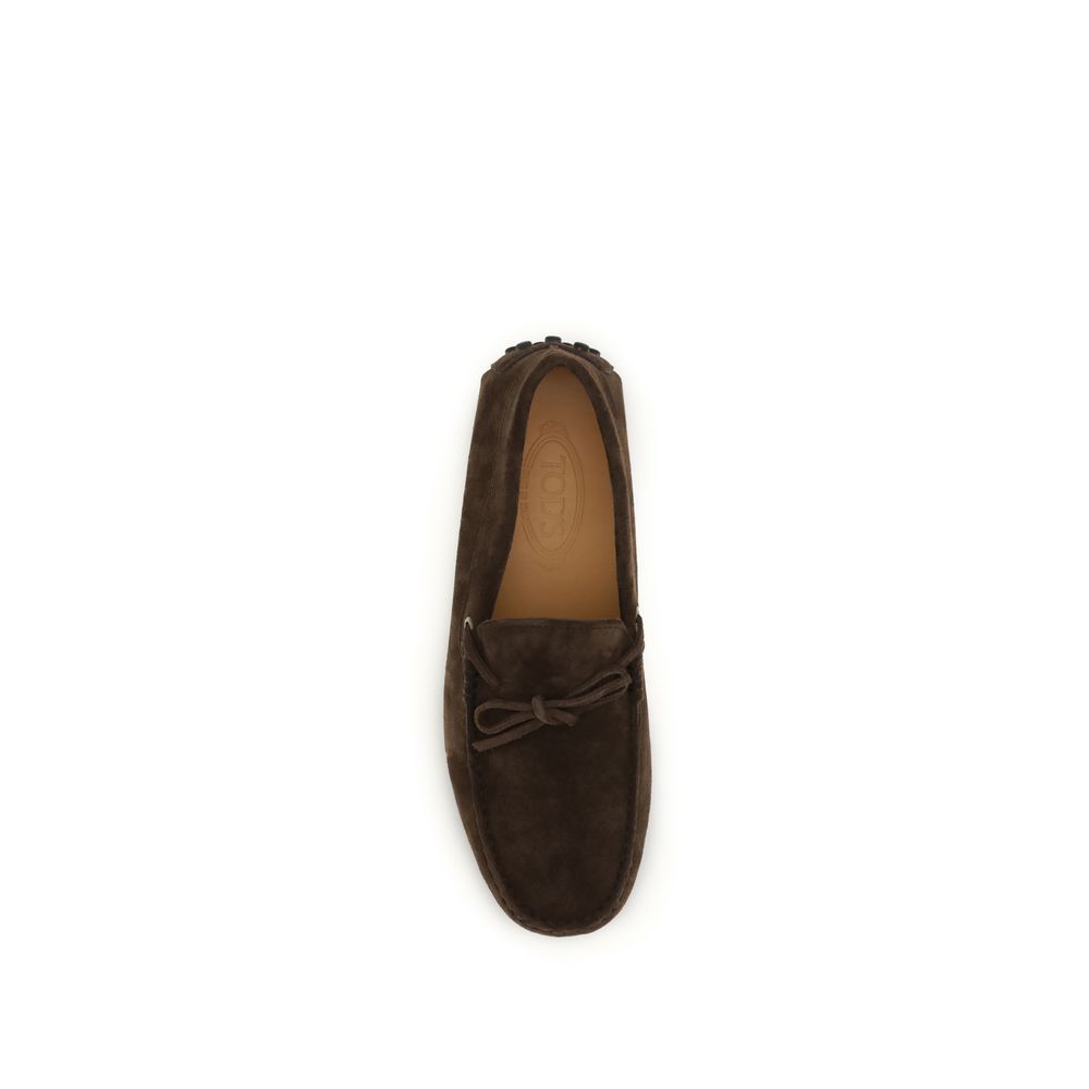 Brown Calf Leather Bos Taurus Slip-On Loafers
