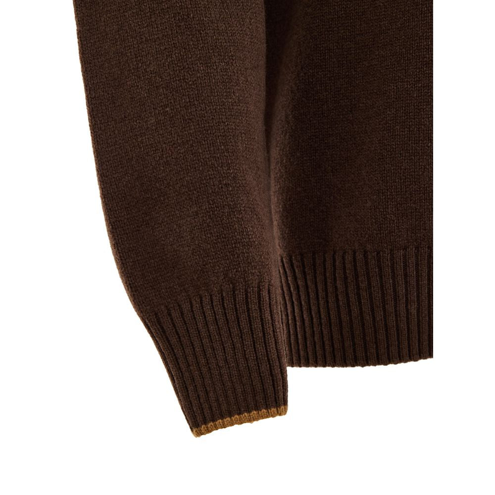 Brown Wool Turtleneck