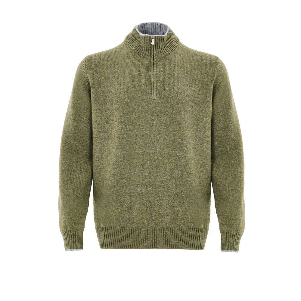 Green Wool Turtleneck