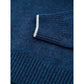 Blue Wool Turtleneck