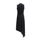 Black Polyamide Casual Dress