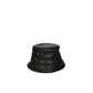 Black Lamb Leather Bucket Hat