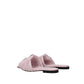 Multicolor Calfskin Flat Sandals
